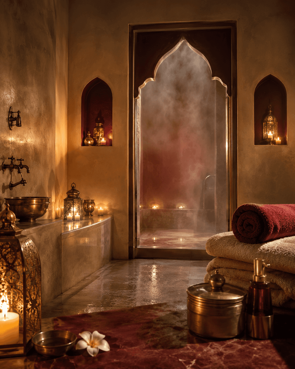 Traditional Moroccan hammam